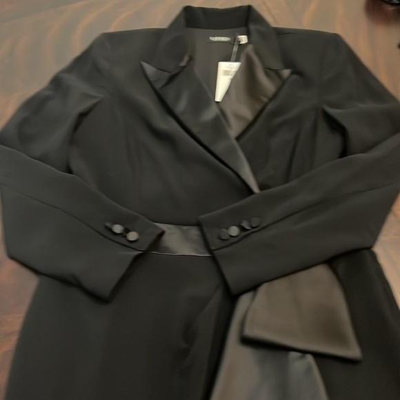 Lauren Ralph Lauren Crepe Long-Sleeve Cocktail Dress - Picture 12 of 17